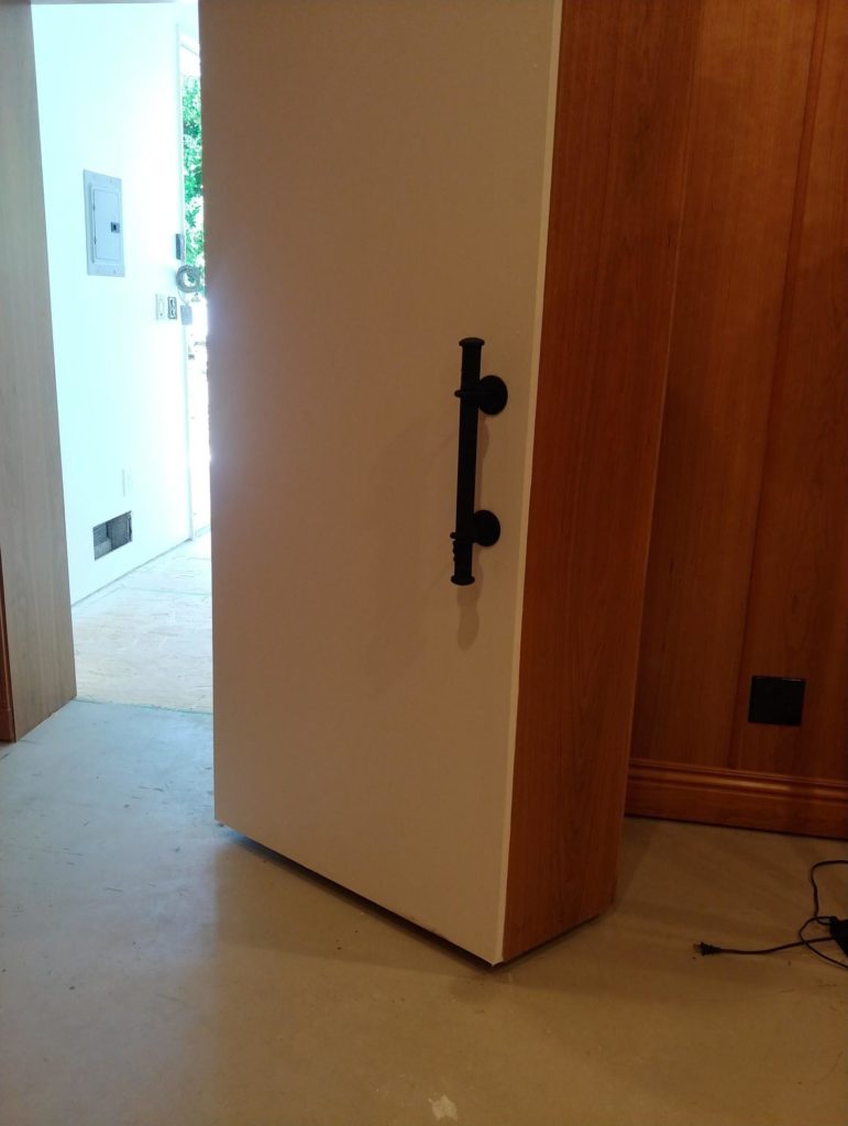 A bank vault door is an example of how to soundproof a door